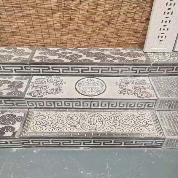 青石祥云踏步石台阶
