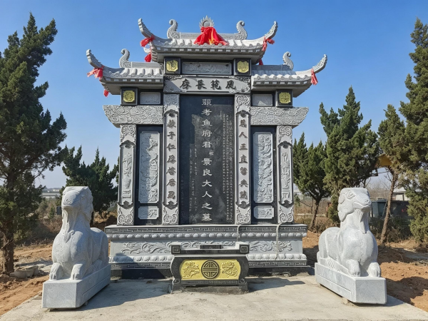 石雕墓碑定制